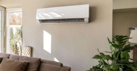 Airconditioning in woonkamer
